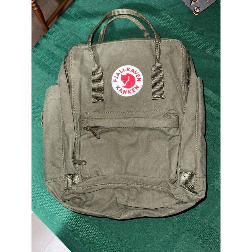 FJALLRAVEN KANKEN Classic Backpack Army Green Water Resistant Laptop Bag Straps